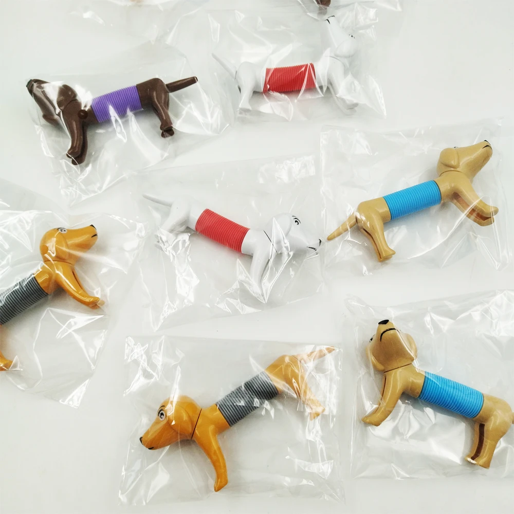 Fidget Fast Delivery Stretch Plastic Sensory Pull Dog Toy Stress