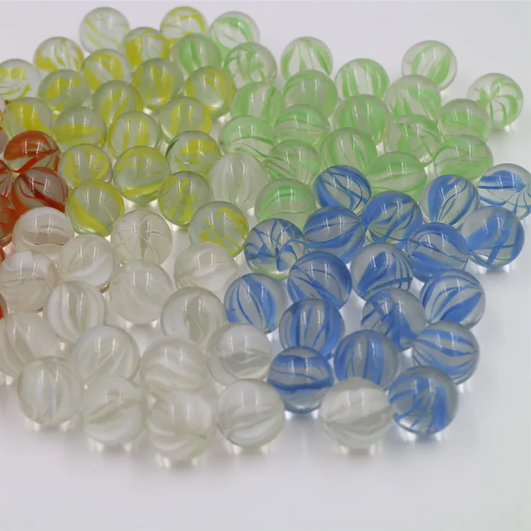 Круглый твердый красивый цветной игрушечный стеклянный мраморный