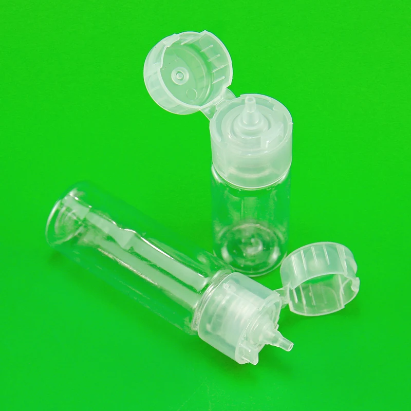 10ml PET plastic essential oil bottle dropper plastic bottle with flip top cap