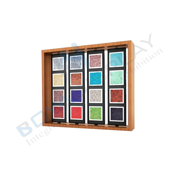 Tile Display Rack Metal Pegboard Ceramic Tile Stone Sample Marble Quartz Stand Pallet Racks With Tile Display Sliding Doors