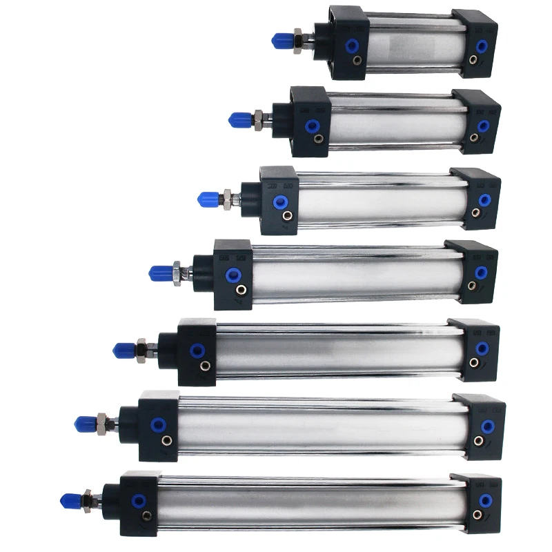 SOVE air piston cylinder SC63 Stroke Single Rod Double Action Pneumatic Air Cylinder pneumatic cylinder pneumatic 1000 mm