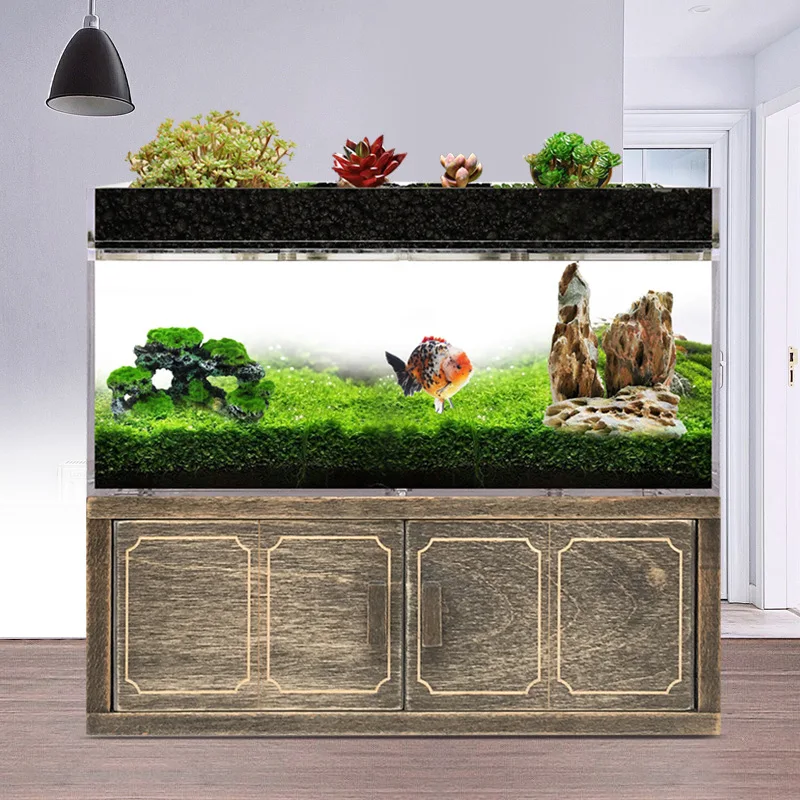 Set Amache A Foglia Betta In Plastica Morbida, 8 Pezzi Con Ventose Per Acquario