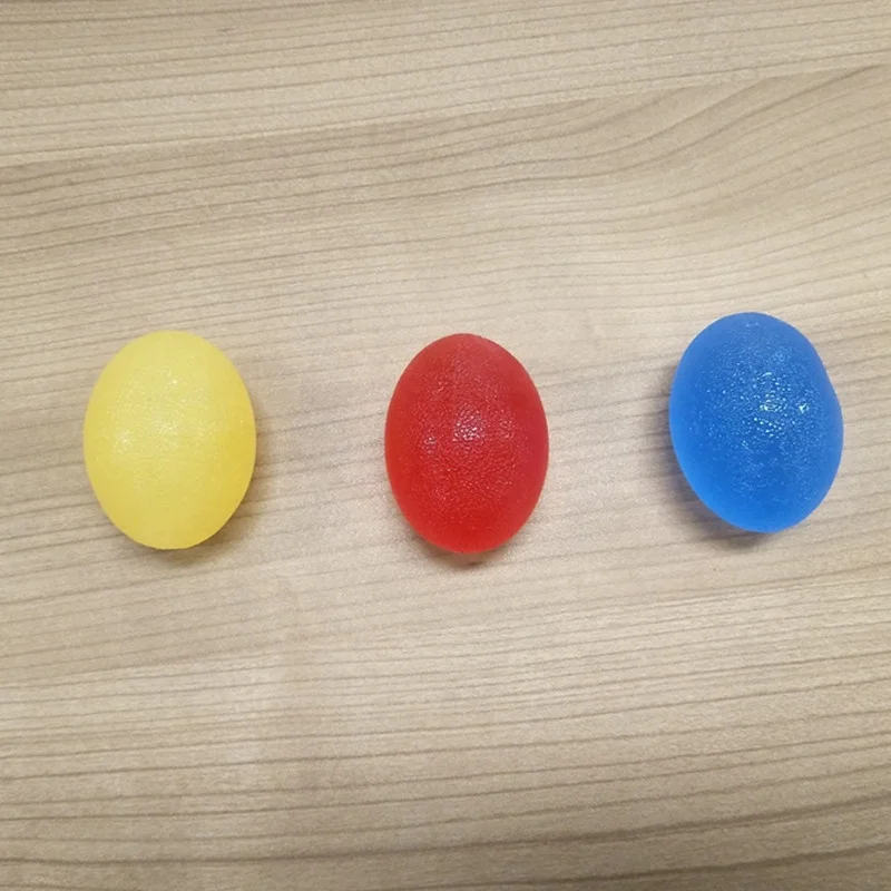 Ручные антистрессовые шарики для рук в яйце 3 шт гелевые
