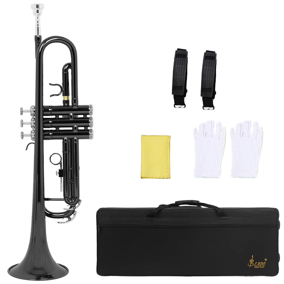 SLADE Bb Trumpet - Professional Brass Wind Instrument