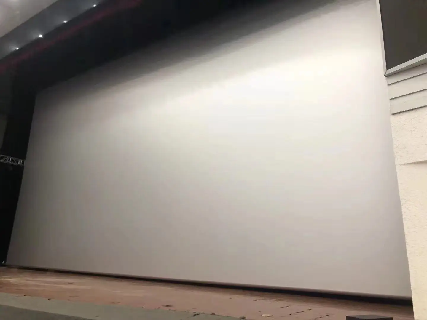 Acoustically Transparent Retractable Rising Screen 4K Acoustically Transparent Fabric Seamless Splicing Projection Screen ...