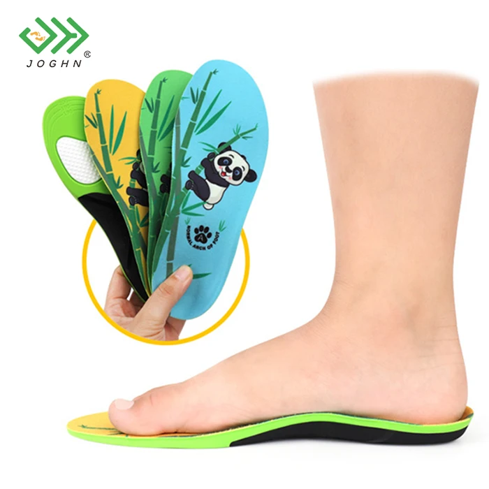 JOGHN Kid Insole Pu Arch Support Insole Orthotics for Feet Pain