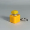 Teclas de grabación coloridas en naranja y amarillo (tecla)