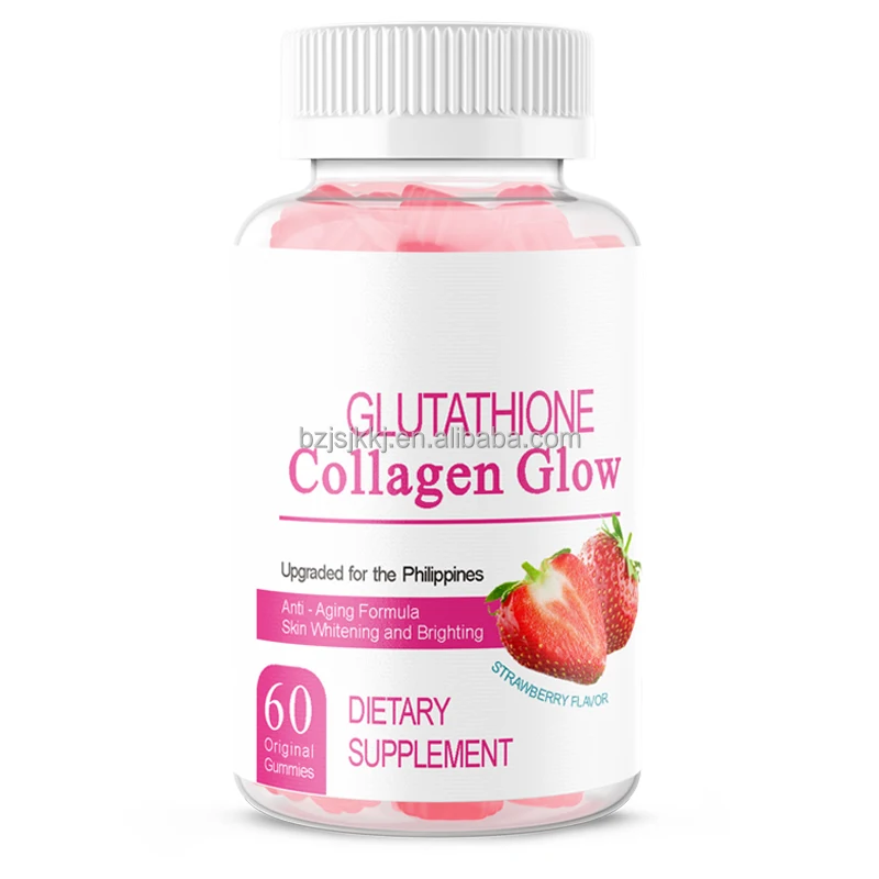 Natural Anti-Aging Best Glutathione Collagen Glow Gummies