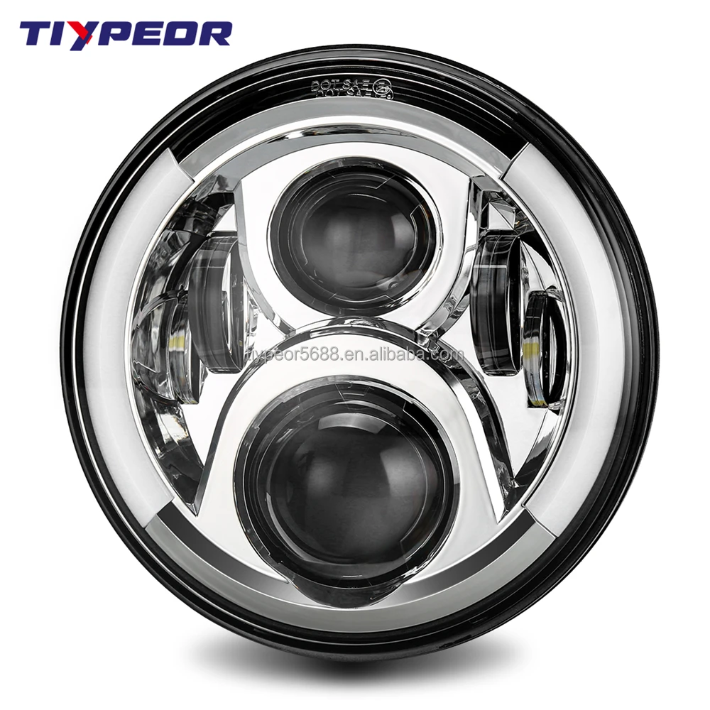 product tiypeor 7inch led indicator super brighter headlight 72 watts projector headlamp for motorcycles-4