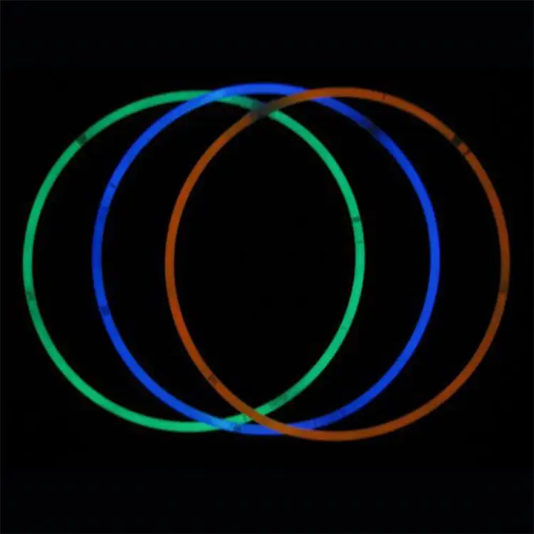 22 Inch Length Glow Stick Necklace Pendant In The Dark Night Glow Stick