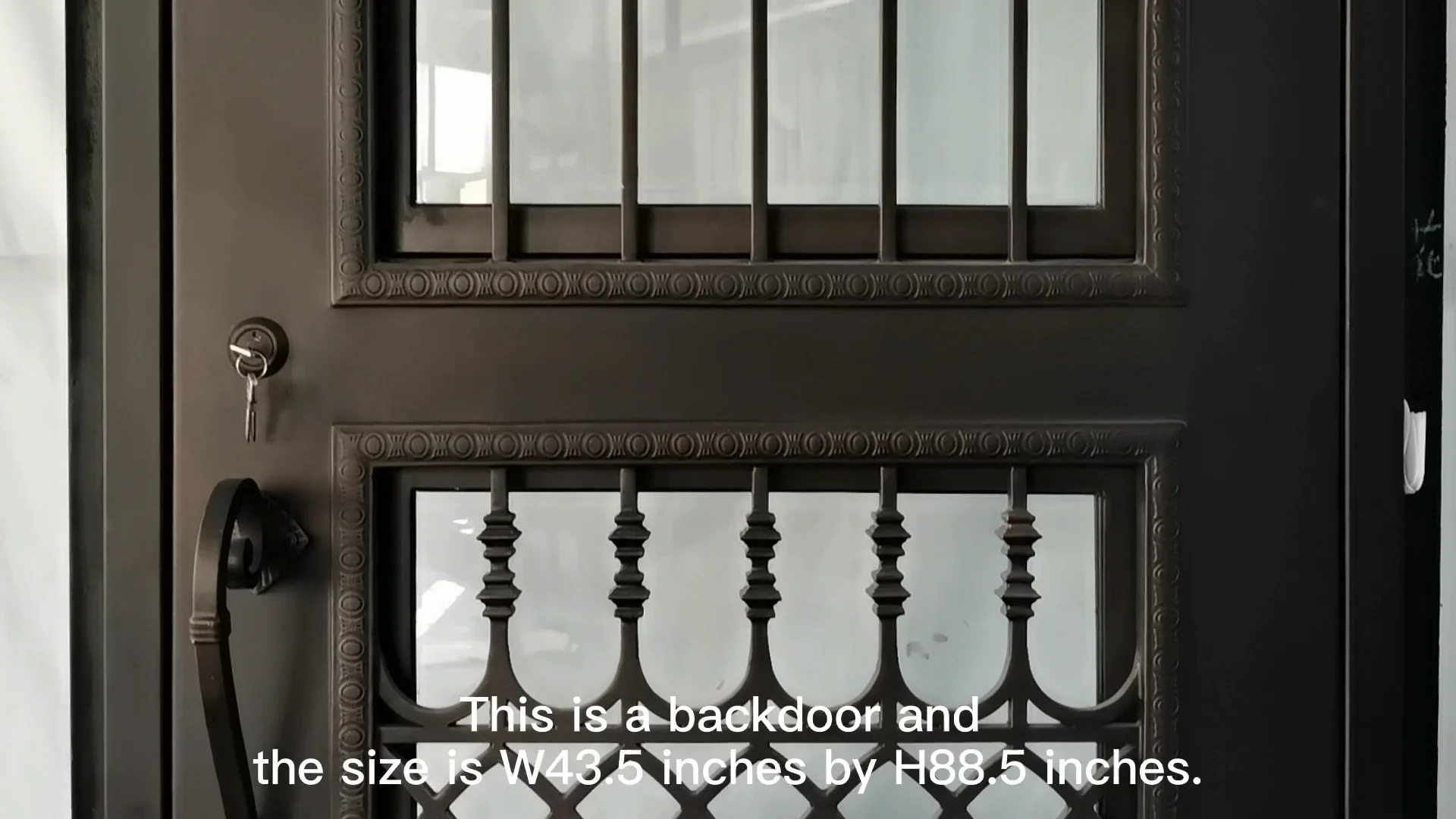 Simple Cast Iron Single Door Design Modern Security Main Entrance  Waterproof Wrought Iron Doors - Buy Iron Single Door,Doors,Security Door  Product on Alibaba.com