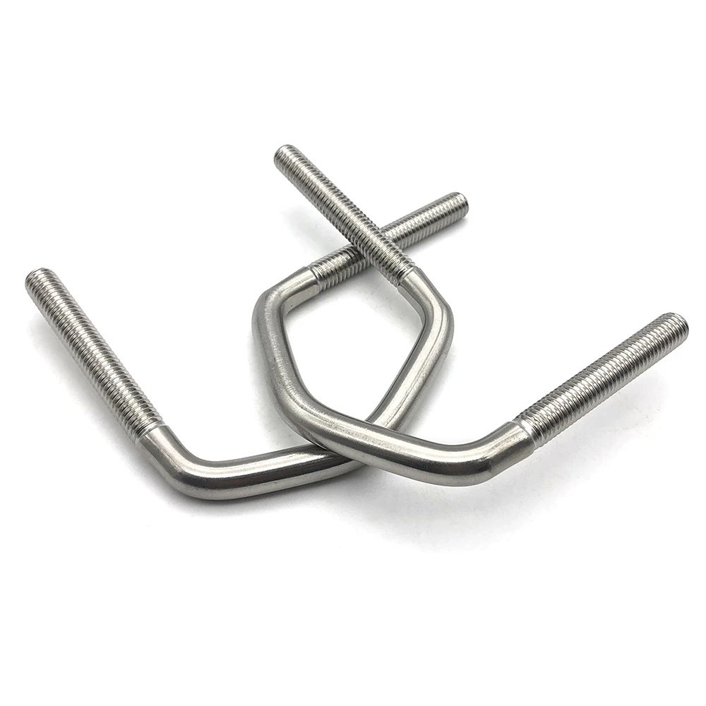 China galvanized u bolt sizes auto part trailer u-bolt nut pipe clamp high strength stainless steel square u bolt