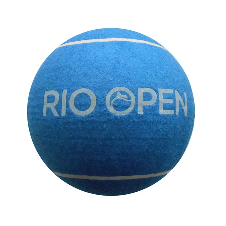 Надутый большой Теннисный мяч из полиэстера 5 дюймов, большой Теннисный мяч