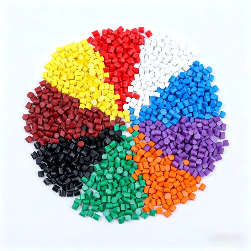 Pure Yellow Color Medical Grade Automotive Parts Masterbatch for Blown Film Drawing Grade Applications PE/PP Compatible