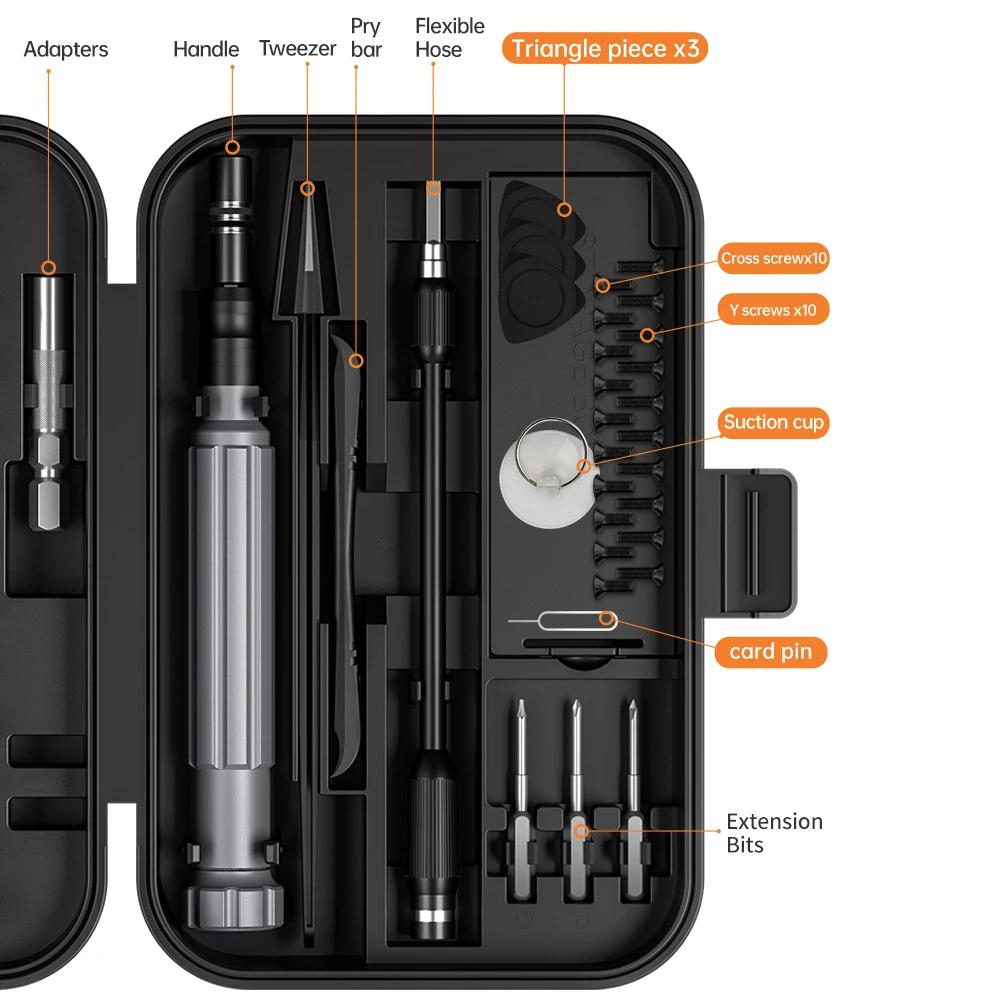 Kingsdun Screwdriver Set 150 in 1 Portable Precision Screwdriver Tool Set Professional Mobile Phone Repairing Tools