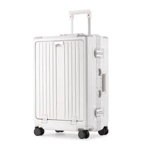 Customized Designer Hard Shell Luggage Cover Travel Suitcases Carry on Abs Trolley Travel Luggage