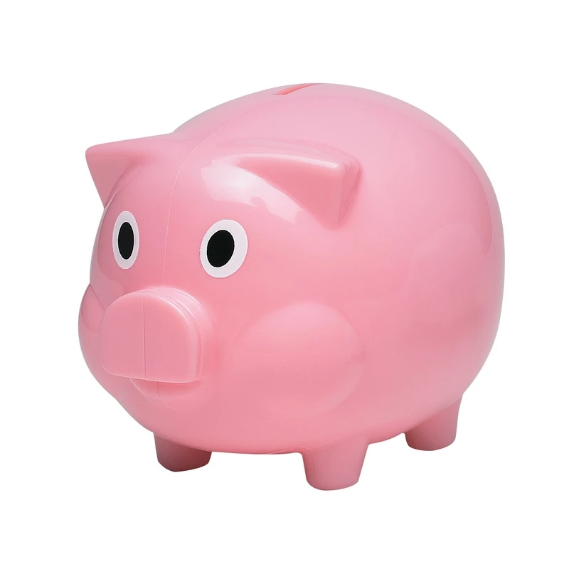 Walmart Factory Customized Coin Piggy Bank,removable Bottom Plug for Coin Retrieval