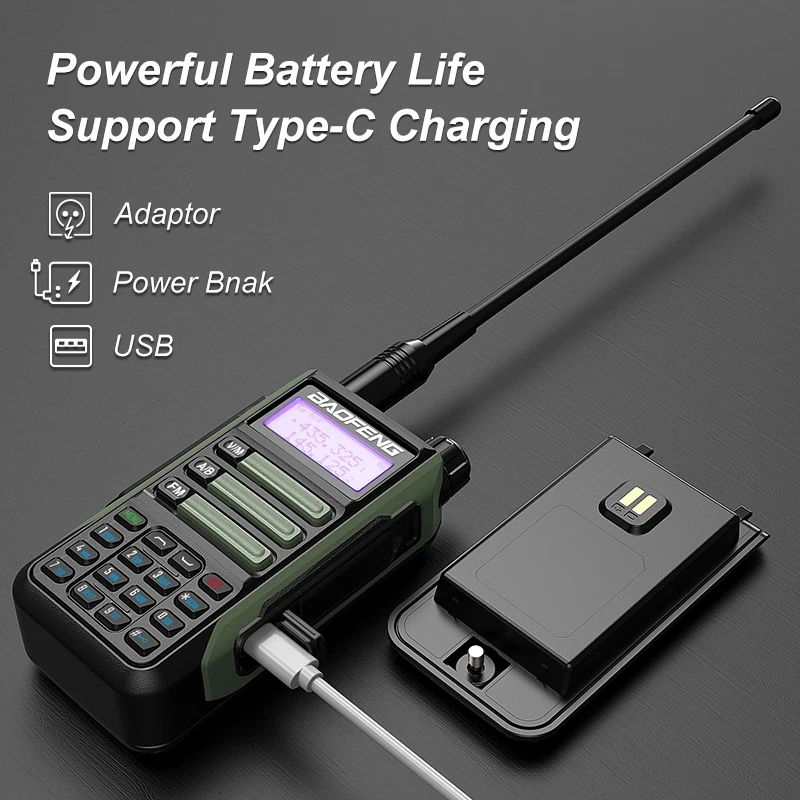 Best Baofeng Uv Pro High Power Antenna Walkie Talkie Type C