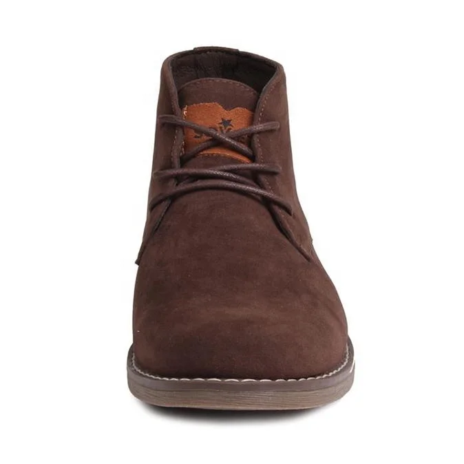 new OEM high quality winter suede PU men desert boots shoes