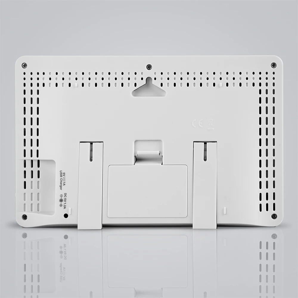 
Комнатный и Уличный Термометр, цифровая цветная Беспроводная профессиональная метеостанция с календарем и Wifi 