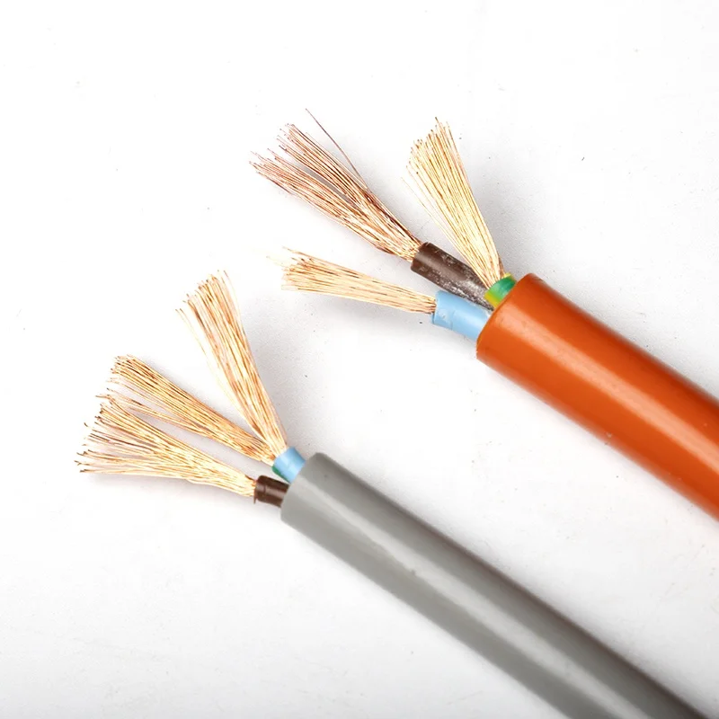 OEM Multicore 0.5MM 0.75MM 1MM 1.5MM 2.5MM 4MM 8MM 10MM 16MM 25MM 95MM 2 3 4 5 6 7 Core RVV Flexible Wires Royal Cord Cable