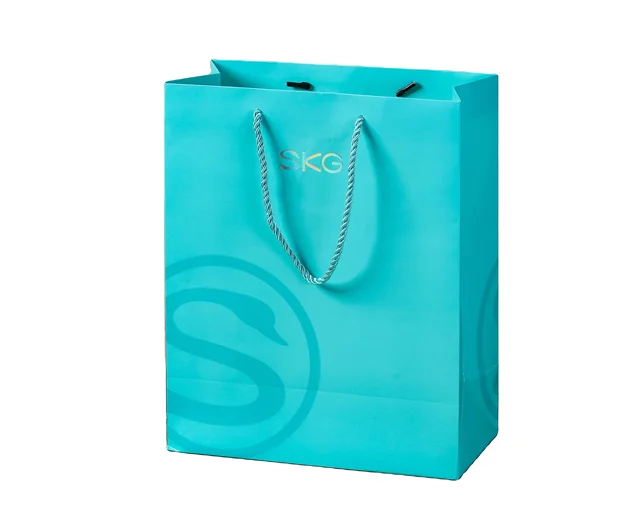 Free Design Beautiful Custom Logo Printing Art Paper Bag Gift Clothing Shipping Bag With Handle