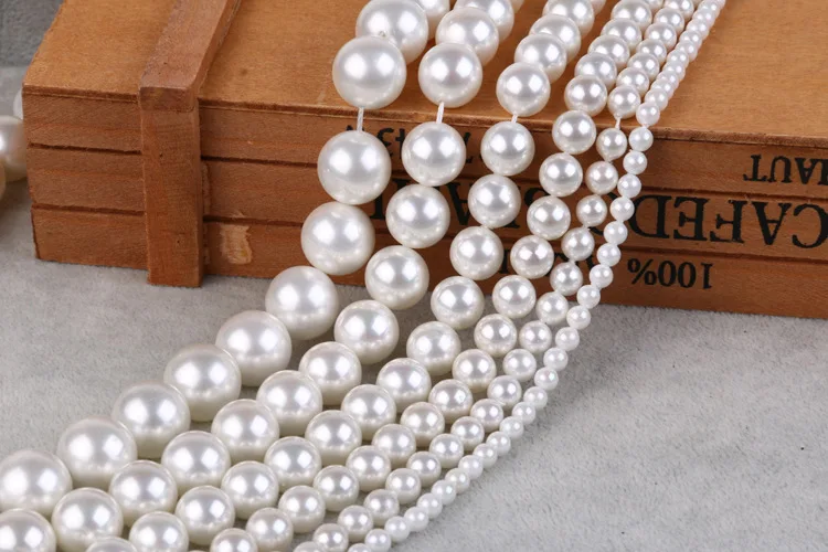 shell pearl beads round loose pearl
