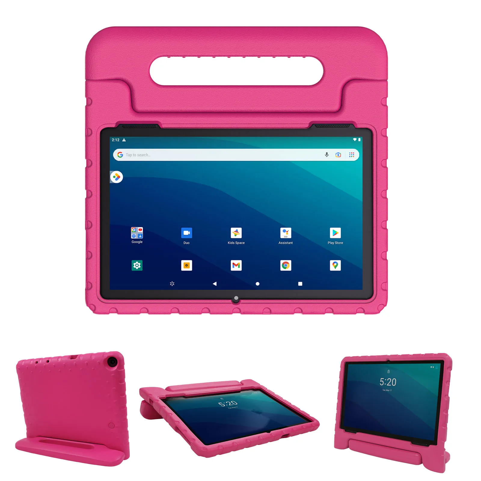 Tablet case EVA Foam Case Shockproof Cover Handle Stand Case for Walmart  Onn 2021 Model:1000011886 Tablet
