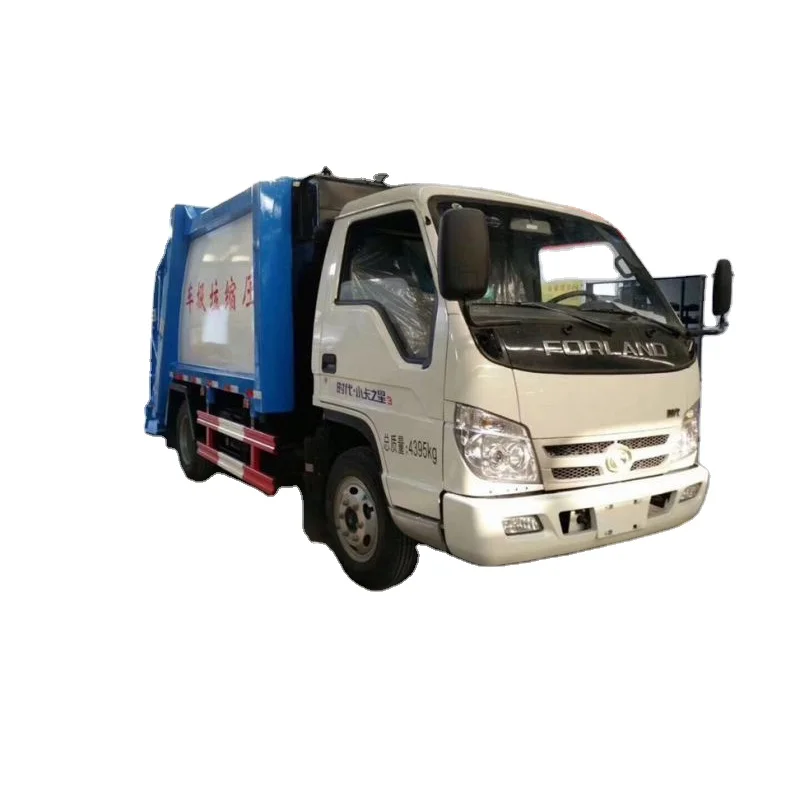 FORLAND 4x2 mini garbage compactor/rubbish collector multi function