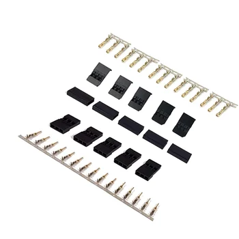 Gold Plated 10 Sets 20 Sets 3 Pins Futaba Servo Plugs Connector Male Female Battery Connectors Adapter For Rc Totys JR Type Plug