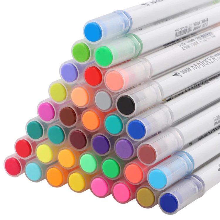 Жидкий Мел маркеры Искусство популярный товар 36 цветов ручки с кисточками