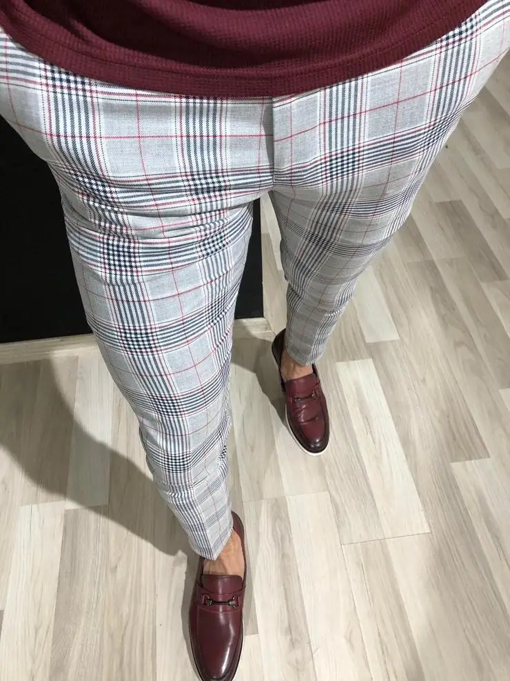 princess polly baby blue dress Perry Ellis Portfolio Men's Modern-fit Stretch Resolution Plaid Dress Pants  In Major Brown