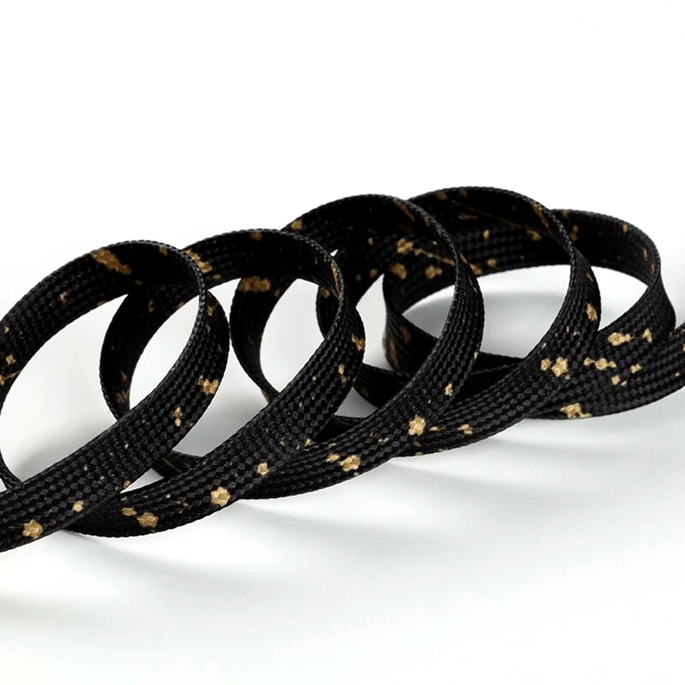 Individual Splash Ink Shoelaces Flat Hightop Canvas Sneakers Shoe