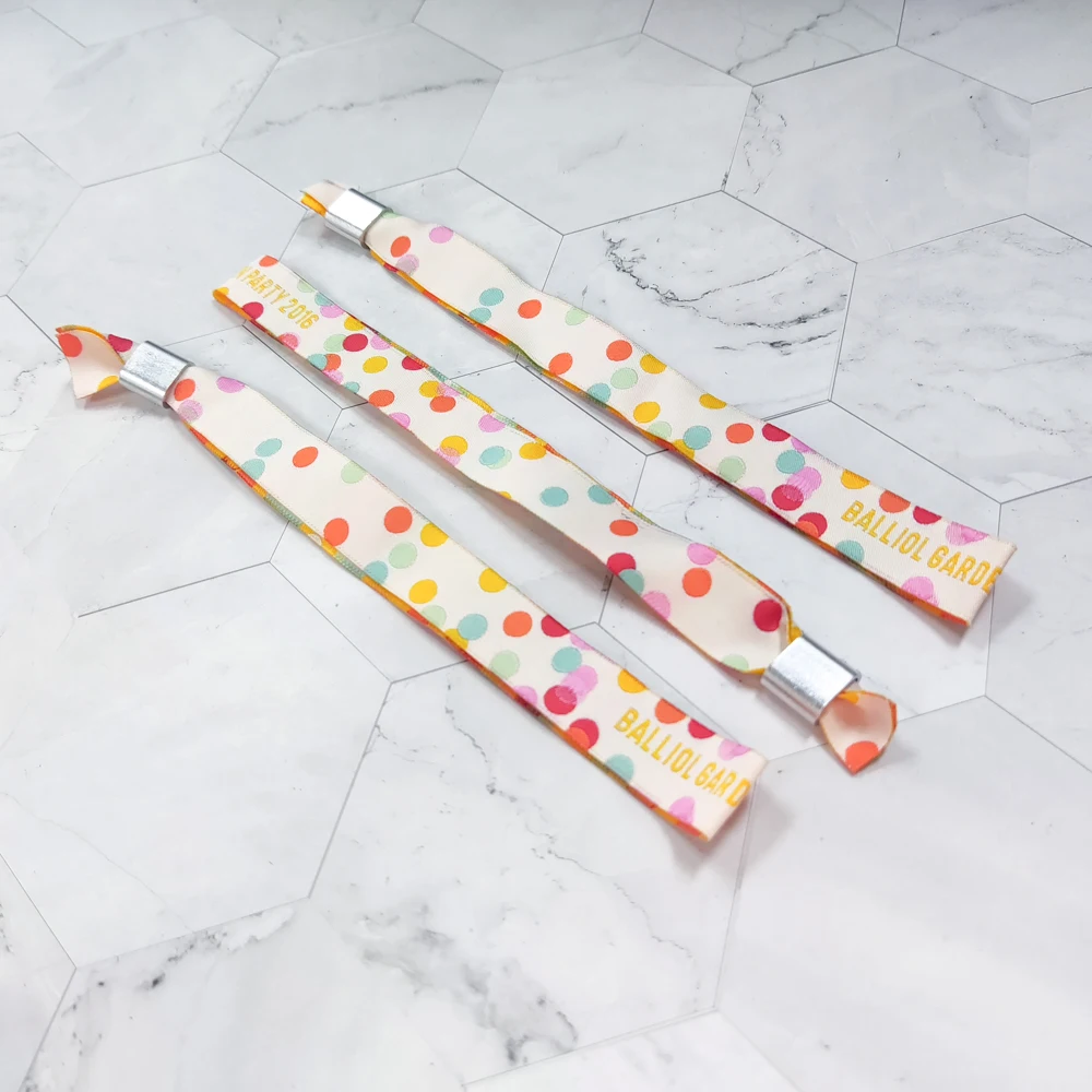 product wholesale cheap custom sublimation printed elastic festival fabric wristbands no minimum for events-5