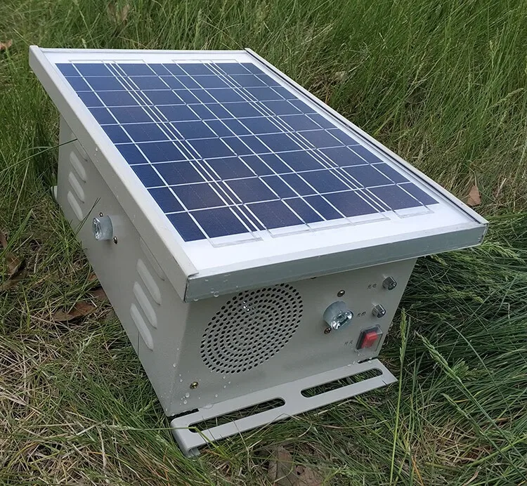 Activate the Flash Light and Sound Waves Bird Repeller Ultrasonic Solar with Radar Motion Sensor