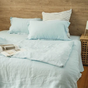 High Quality Linen Bedding Set Wholesale 100% French Flax Linen Bedding Luxury 5 Star Hotel Linen Bed Sheet Sets