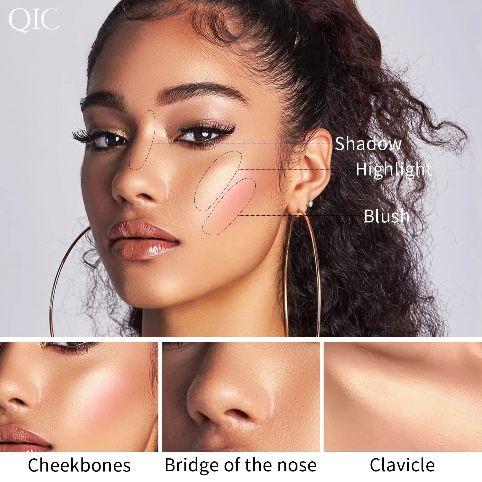 Private Label Multi Use Face Cosmetic Custom Smoothly Vegan Highlight Makeup Stick