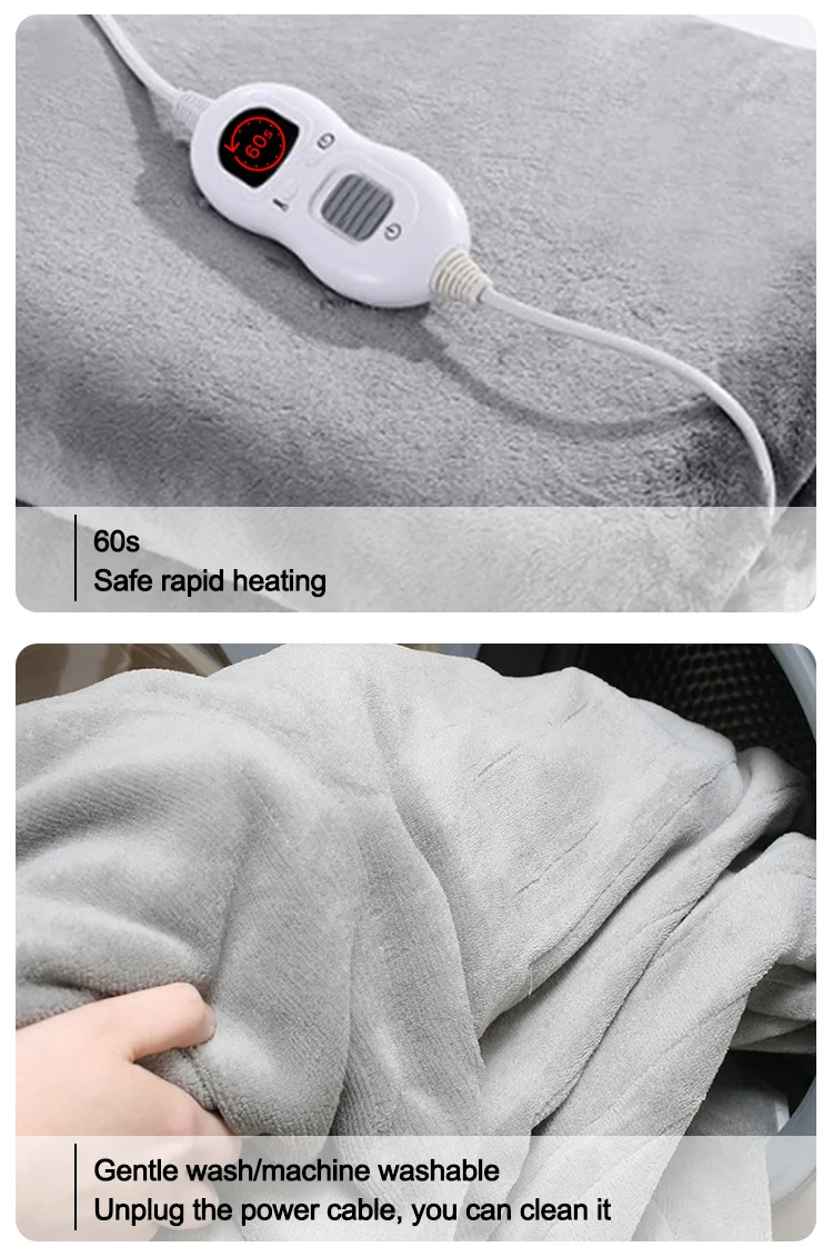 Heated Electric Blanket Warmte Elektrisch Deken Heizdecke Couverture ...