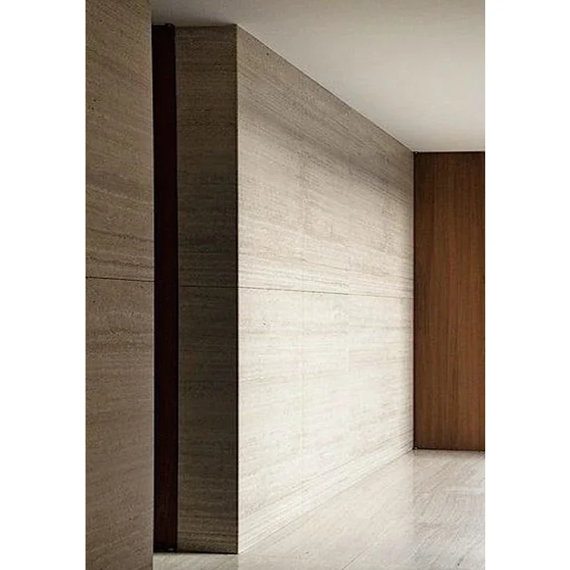 Best Quality Silver Grey Travertine Tile for Outdoor Wall Cladding 1-Year Warranty for Floor Big Slab for Indoor Exterior Use