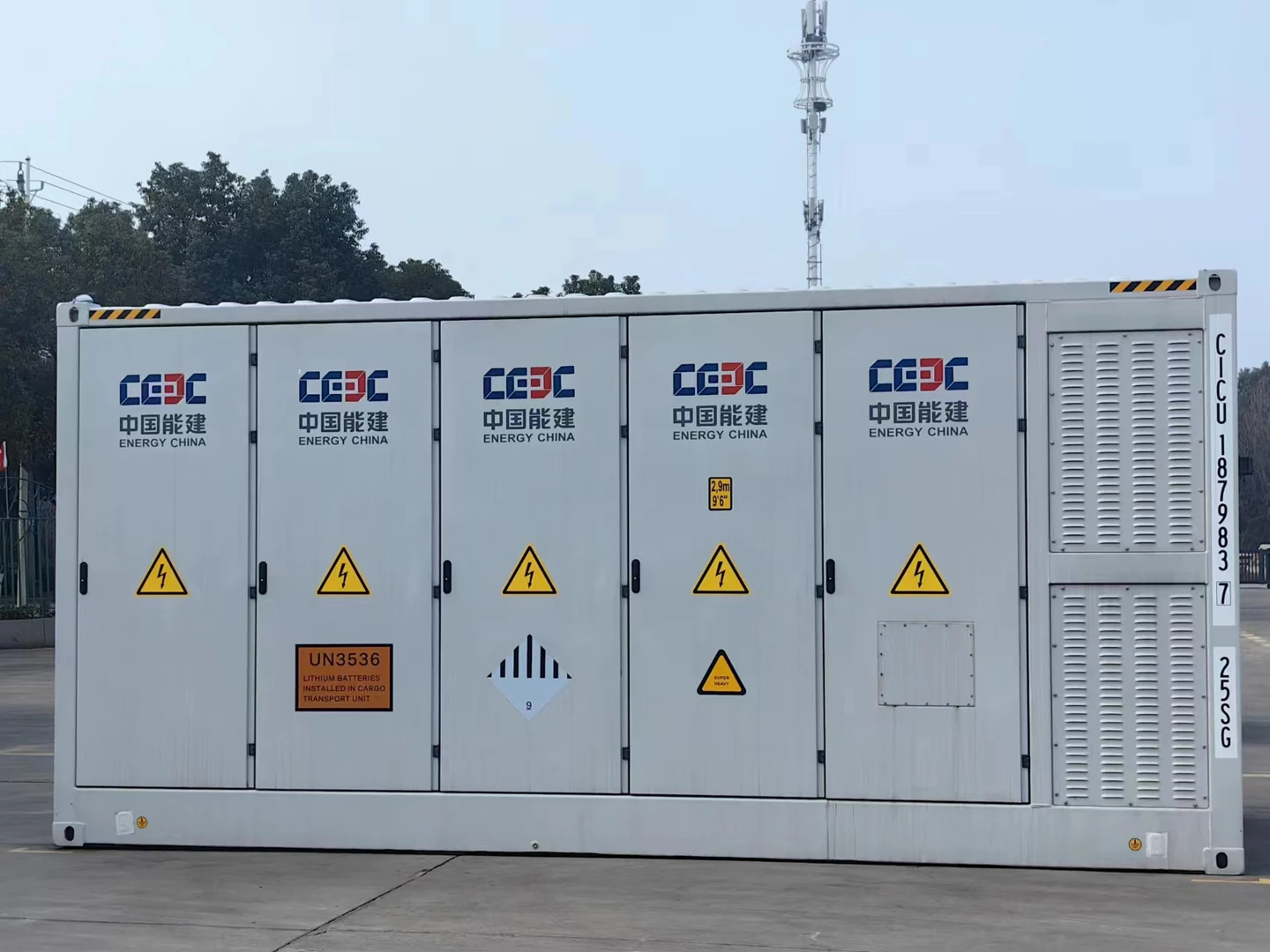 Containerized Lithium Racks 3727kwh Energy Storage Container Rack Mounted Energy Storage Battery ...