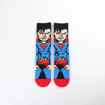 We Are Super Hero To Save The World Teen Young Men Fashion Cartoon Elite Tube Socks