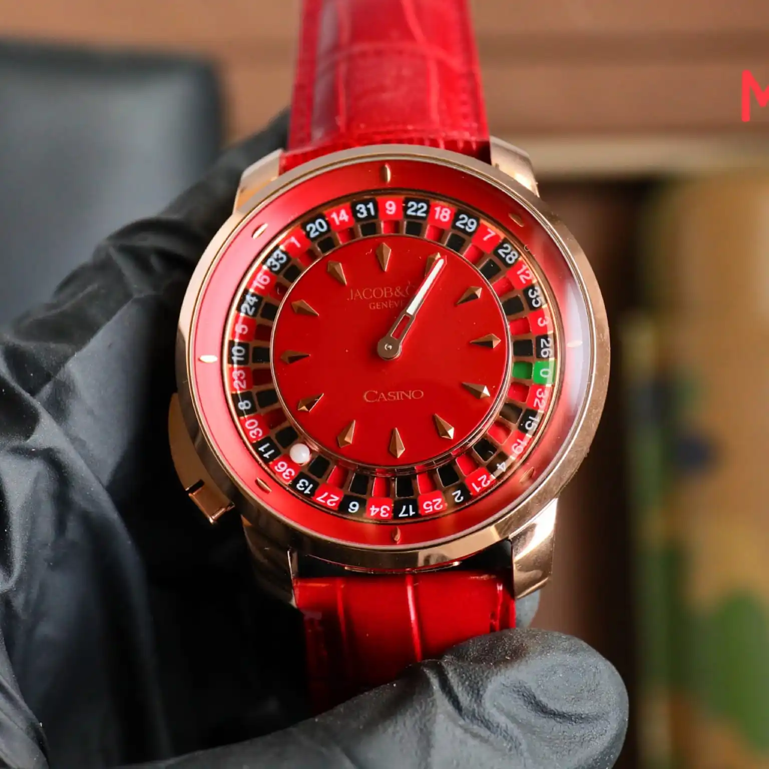 Jacob and Co Casino Luxury Fashion Tourbillon Watch