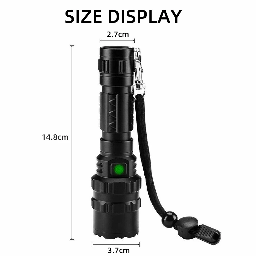 1800 lumen rechargeable waterproof tactical led flashlight TrustFire T11R Flashlight, Lumens, Waterproof, Dual Switch, 22 Hours Battery Life yet refined design with smart technology features like Smart Power Control (SPC) and Direct 1800 Lumen Rechargeable Waterproof Tactical
