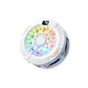 White with digital display