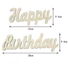 Wood color HAPPY BIRTHDAY