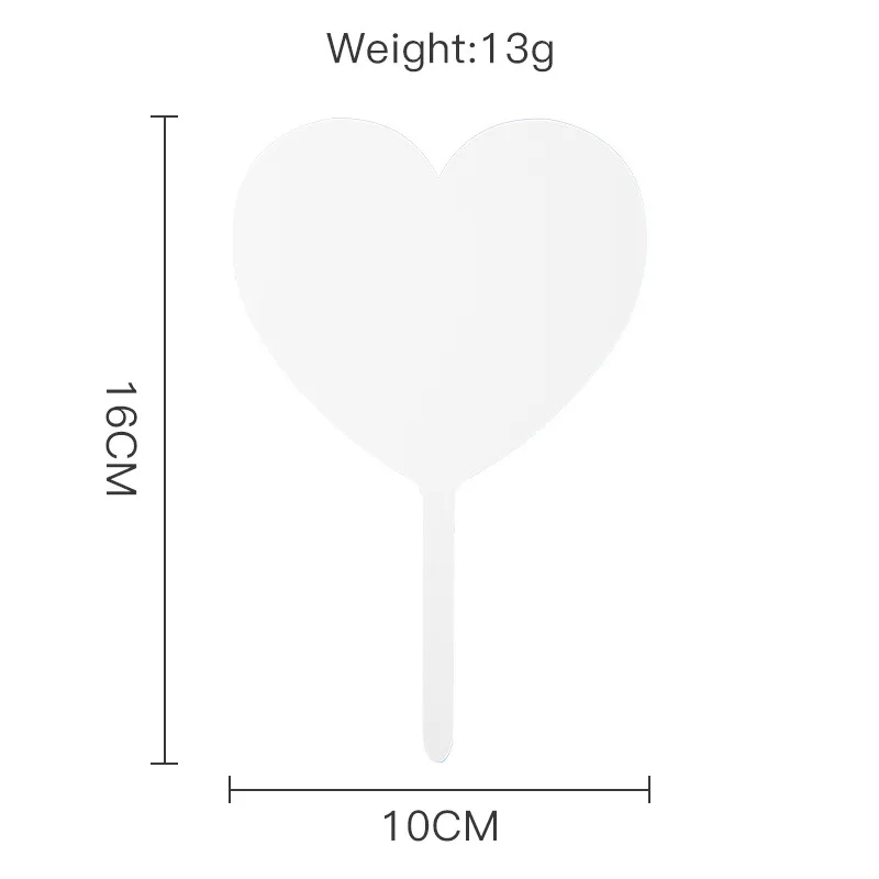 product blank round acrylic cake topper  transparent acrylic birthday cake sign cake decoration-4