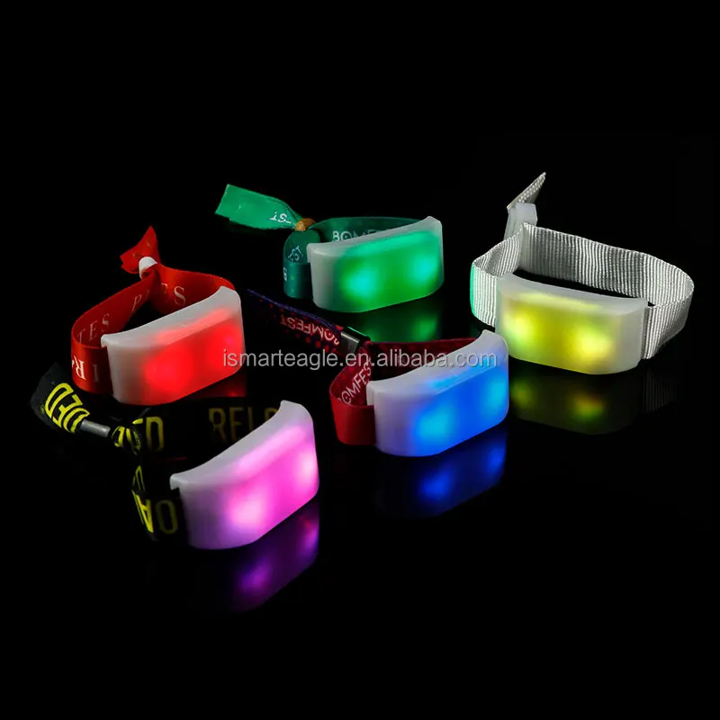 Mini Led Braclet LED Light up Blinking Wristband - Music Activated LED Flashing Bracelet