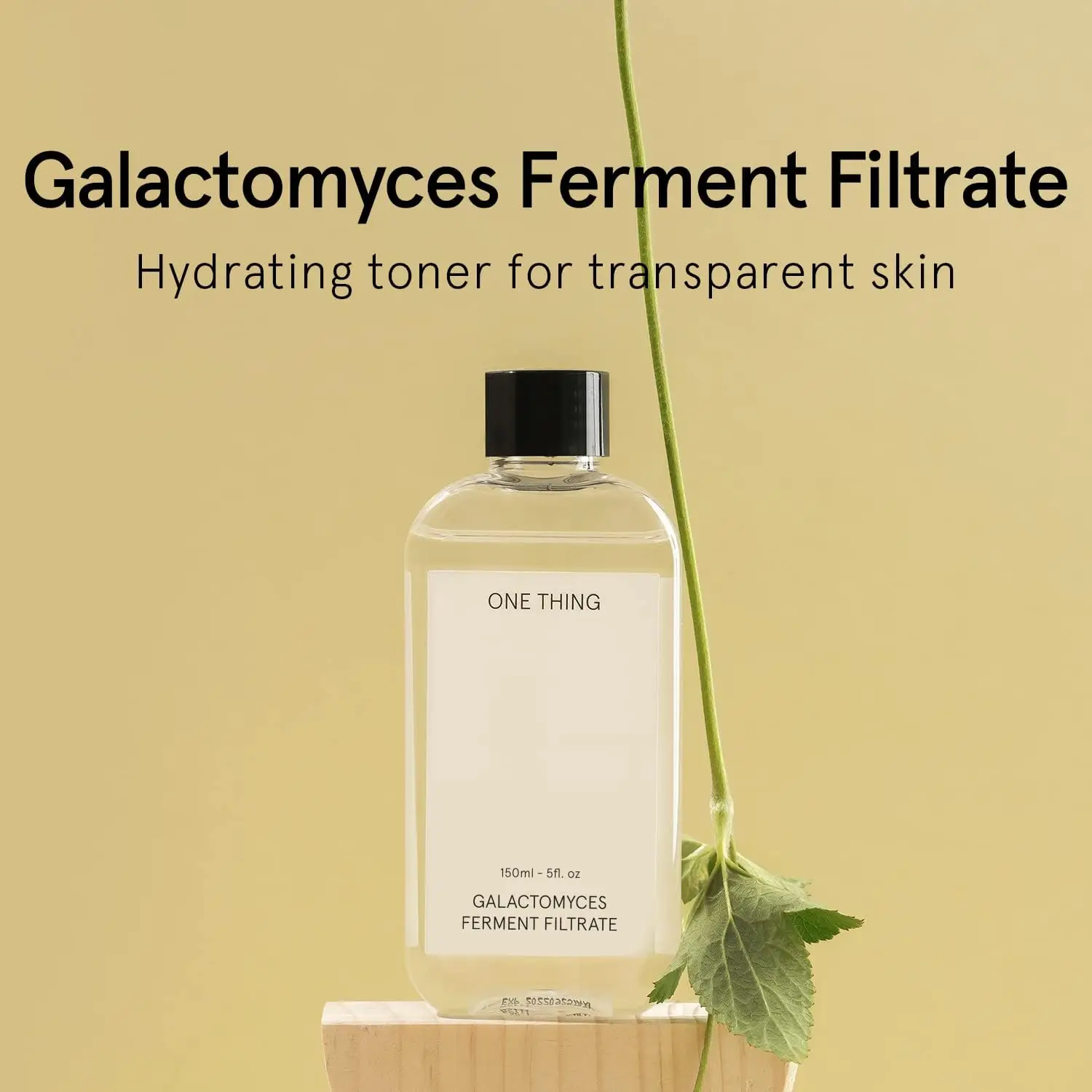 ONE THING Galactomyces Ferment 150ml Filtrate Daily for Essence Hydrating Toner for Clear Smooth Skin Pore  Korean Skin Care