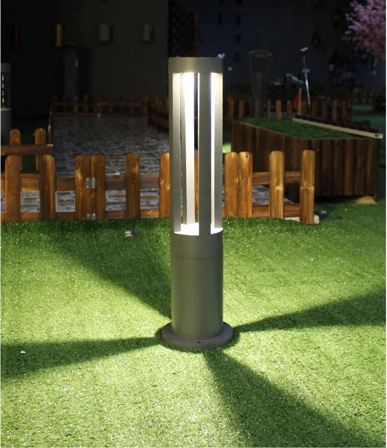 2021 New Design Round Shape 4 Beam Angle Led Outdoor Bollard Light