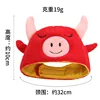 Red cow headgear